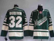 Minnesota Wild -32 Niklas Backstrom Stitched Green NHL Jersey