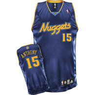 Denver Nuggets #15 Carmelo Anthony Stitched Dark Blue Youth NBA Jersey