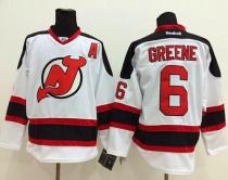 New Jersey Devils -6 Andy Greene White Stitched NHL Jersey