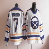 CCM Throwback Buffalo Sabres -7 Martin White Stitched NHL Jersey