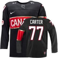 Olympic 2014 CA 77 Jeff Carter Black Stitched NHL Jersey