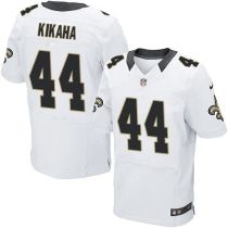 Nike New Orleans Saints #44 Hau'oli Kikaha White Men's Stitched NFL Elite Jersey