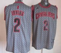 Cleveland Cavaliers -2 Kyrie Irving Grey Static Fashion Stitched NBA Jersey