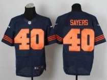 Nike Chicago Bears -40 Gale Sayers Navy Blue 1940s Throwback NFL Elite Jersey