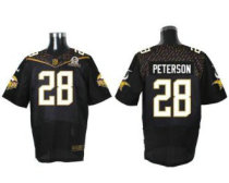 Nike Minnesota Vikings -28 Adrian Peterson Black 2016 Pro Bowl Stitched NFL Elite Jersey