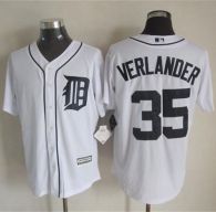 Detroit Tigers #35 Justin Verlander New White Cool Base Stitched MLB Jersey