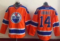 Edmonton Oilers -14 Jordan Eberle Orange Stitched NHL Jersey
