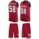 Cardinals -58 Daryl Washington Red Team Color Stitched NFL Limited Tank Top Suit Jersey
