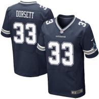 Nike Dallas Cowboys #33 Tony Dorsett Navy Blue Team Color Men's Stitched NFL Elite Jersey