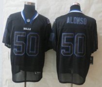 New Nike Buffalo Bills -50 Kiko Alonso Lights Out Black Elite Jersey