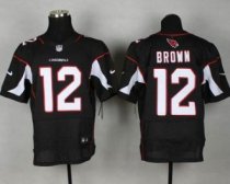 Nike Arizona Cardinals -12 John Brown Black Alternate NFL Elite Jersey