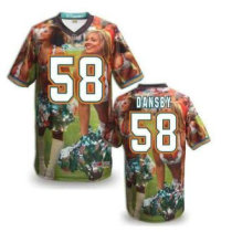 Miami Dolphins -58 DANSBY Stitched NFL Elite Fanatical Version Jersey (4)