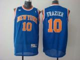 New York Knicks -10 Walt Frazier Blue Stitched NBA Jersey