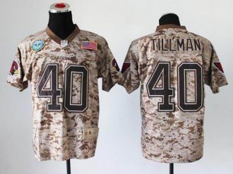 NEW Arizona Cardinals -40 Pat Tillman Camo NFL Elite USMC Jersey(USA)
