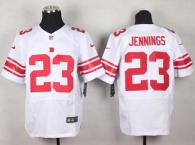 Nike New York Giants -23 Rashad Jennings White Mens Stitched NFL Elite Jersey