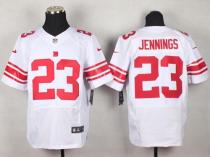 Nike New York Giants -23 Rashad Jennings White Mens Stitched NFL Elite Jersey