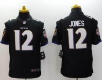 Nike Baltimore Ravens -12 Jacoby Jones Black Alternate NFL New Limited Jersey