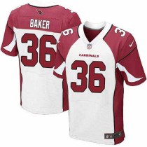 Nike Cardinals -36 Budda Baker White Stitched NFL Elite Jersey