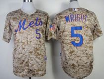 New York Mets -5 David Wright Alternate Camo Cool Base Stitched MLB Jersey