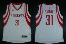 Revolution 30 Houston Rockets -31 Jason Terry White Road Stitched NBA Jersey