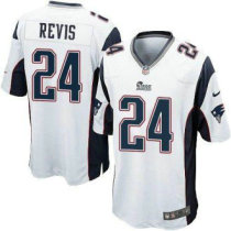 Nike New England Patriots -24 Darrelle Revis White NFL Game Jersey