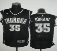 Oklahoma City Thunder -35 Kevin Durant Black Shadow Stitched NBA Jersey