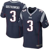 Nike New England Patriots -3 Stephen Gostkowski Navy Blue Team Color Mens Stitched NFL Elite Jersey