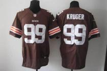 Nike Cleveland Browns -99 Paul Kruger Brown Team Color Men's Stitched NFL Elite Jersey