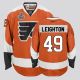 Philadelphia Flyers -49 Michael Leighton Stitched Orange NHL Jersey with Stanley Cup Finals