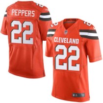 Nike Browns -22 Jabrill Peppers Orange Alternate Stitched NFL New Elite Jersey