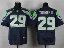 Nike Seattle Seahawks #29 Earl Thomas III Steel Blue Team Color Men‘s Stitched NFL Elite Jersey