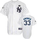 New York Yankees -33 Kelly Johnson White GMS  The Boss  Stitched MLB Jersey