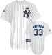 New York Yankees -33 Kelly Johnson White GMS  The Boss  Stitched MLB Jersey