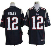 Nike Patriots -12 Tom Brady Navy Blue Team Color Stitched NFL Game Jersey