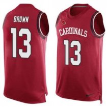 Nike Arizona Cardinals -13 Jaron Brown Red Team Color Men's Stitched NFL Limited Tank Top Jersey