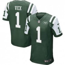 New York Jets -1 Michael Vick Green Team Color NFL Elite Jersey