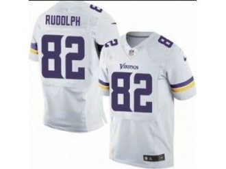 2013 NFL NEW Minnesota Vikings 82 rudolph White Jerseys(Elite)