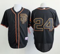 San Francisco Giants #24 Willie Mays Black Alternate Cool Base Stitched MLB Jersey