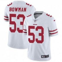 Nike 49ers -53 NaVorro Bowman White Stitched NFL Vapor Untouchable Limited Jersey