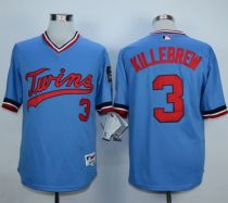 Minnesota Twins -3 Harmon Killebrew Light Blue 1984 Turn Back The Clock Stitched MLB Jersey