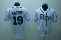 Tampa Bay Rays #19 Scott Kazmir Stitched White MLB Jersey
