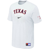 Texas Rangers White Nike Short Sleeve Practice T-Shirt