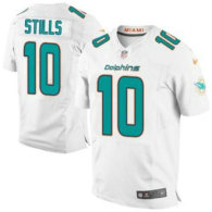 Nike Miami Dolphins -10 Kenny Stills White Stitched NFL Elite Jersey