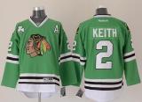 Chicago Blackhawks -2 Duncan Keith Green Stitched NHL Jersey