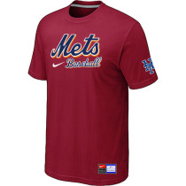 New York Mets Red Nike Short Sleeve Practice T-Shirt