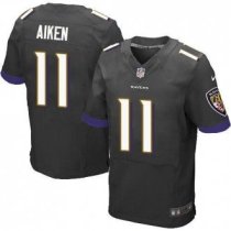 Nike Baltimore Ravens -11 Kamar Aiken Black Alternate Stitched NFL New Elite Jersey