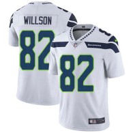 Nike Seahawks -82 Luke Willson White Stitched NFL Vapor Untouchable Limited Jersey