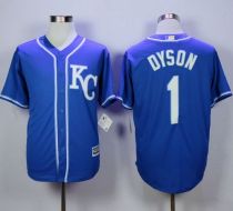 Kansas City Royals -1 Jarrod Dyson Blue Alternate 2 New Cool Base Stitched MLB Jersey