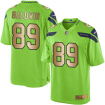Nike Seahawks -89 Doug Baldwin Green Stitched NFL Limited Gold Rush Jersey