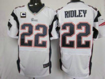 Nike Patriots -22 Stevan Ridley White With C Patch Stitched NFL Elite Jersey